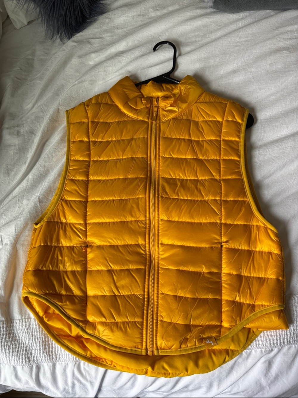 JoyLab Yellow Quilted Puffer Vest